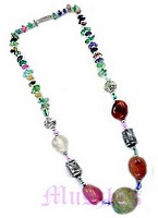 Indian ethnic necklace - click here for large view